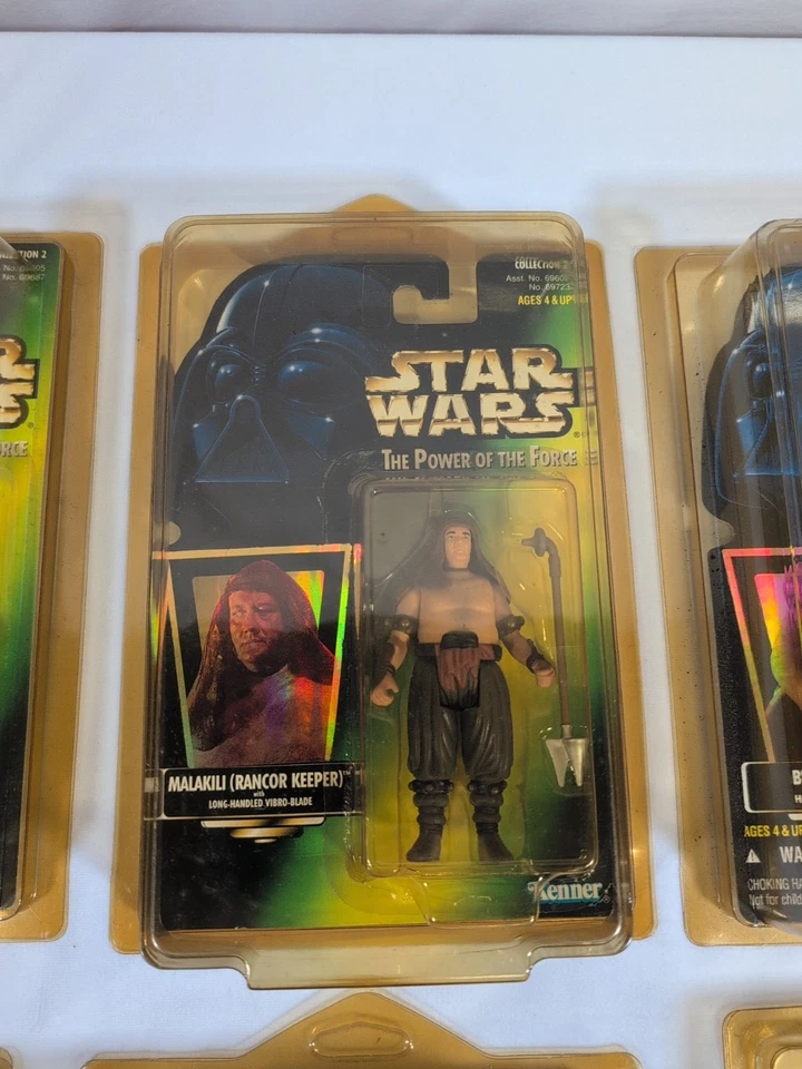 Star Wars Power of the Force POTF lot of 6 Kenner Hasbro 1996 New Unopened - Image 3 of 4