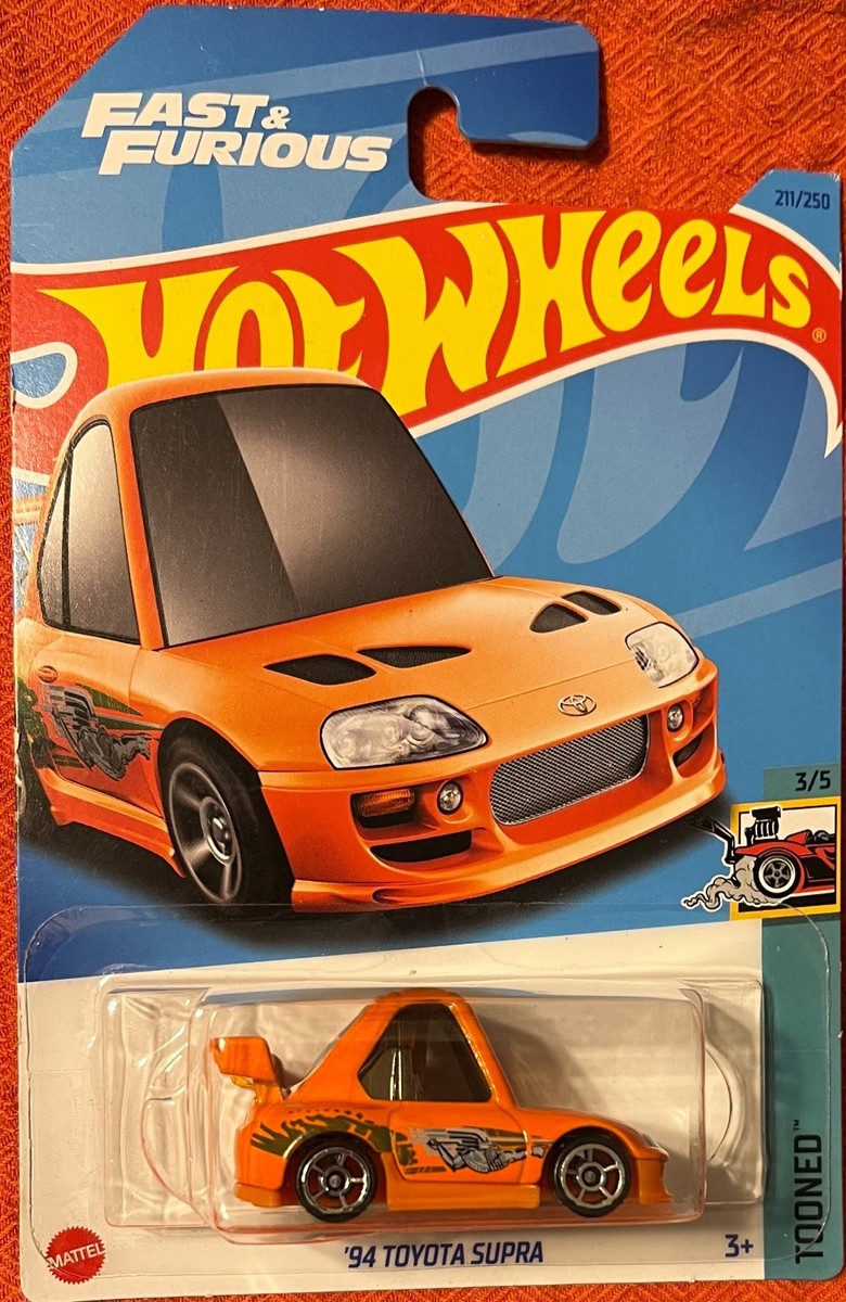 HOT WHEELS FAST & FURIOUS TOONED '94 TOYOTA SUPRA 211/250. SEE