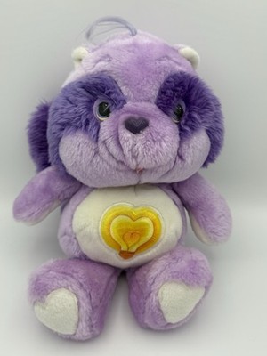 Vintage Care Bear Cousin 1984 Bright Heart Raccoon Plush 13