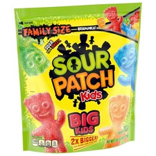 SOUR PATCH KIDS Big Kids Soft Chewy Candy, Family Size, Bulk 1.7 lb