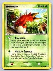Wurmple 82/107 EX Deoxys Pokémon Card