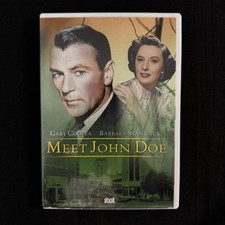 Meet John Doe DVD 2004 Gary Cooper Barbara Stanwyck Walter Brennan Edward Arnold