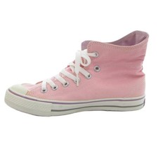 Converse HighTop Canvas Sneakers Pink 24cm Used GY51