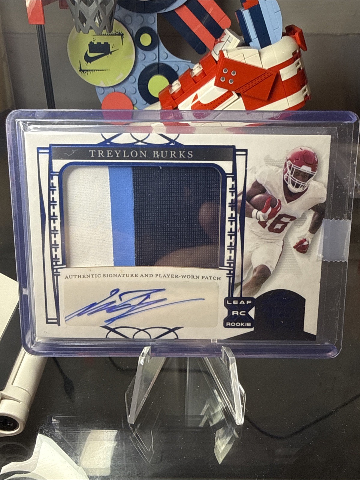 2022 Leaf Trinity - Patch Auto Treylon Burks #PA-TB2 Blue /49 (AU, MEM, RC)