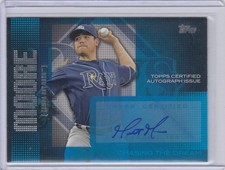 2013 Matt Moore Topps Certified Issue AUTO - MAM Tampa Bay Rays