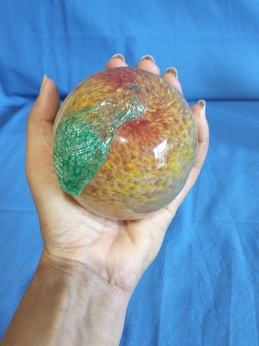 Lot 7 Murano Blown Glass Fruits 40s/50s 1900s Lemons Apple Pear Grape - Picture 22 of 24
