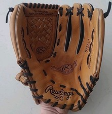 Rawlings RBG4 Baseball Glove Mitt Leather Fastback Outfield 13" RHT B3-A10 