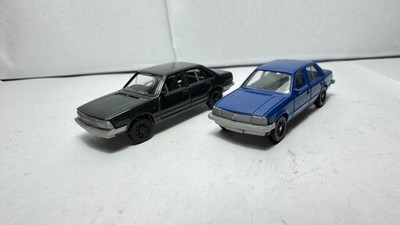 Fleischmann 1:87 H0 Audi 100 black Opel Record blue