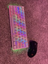 Wireless Gaming Keyboard and Mouse Set Color Changeable For And Device/console