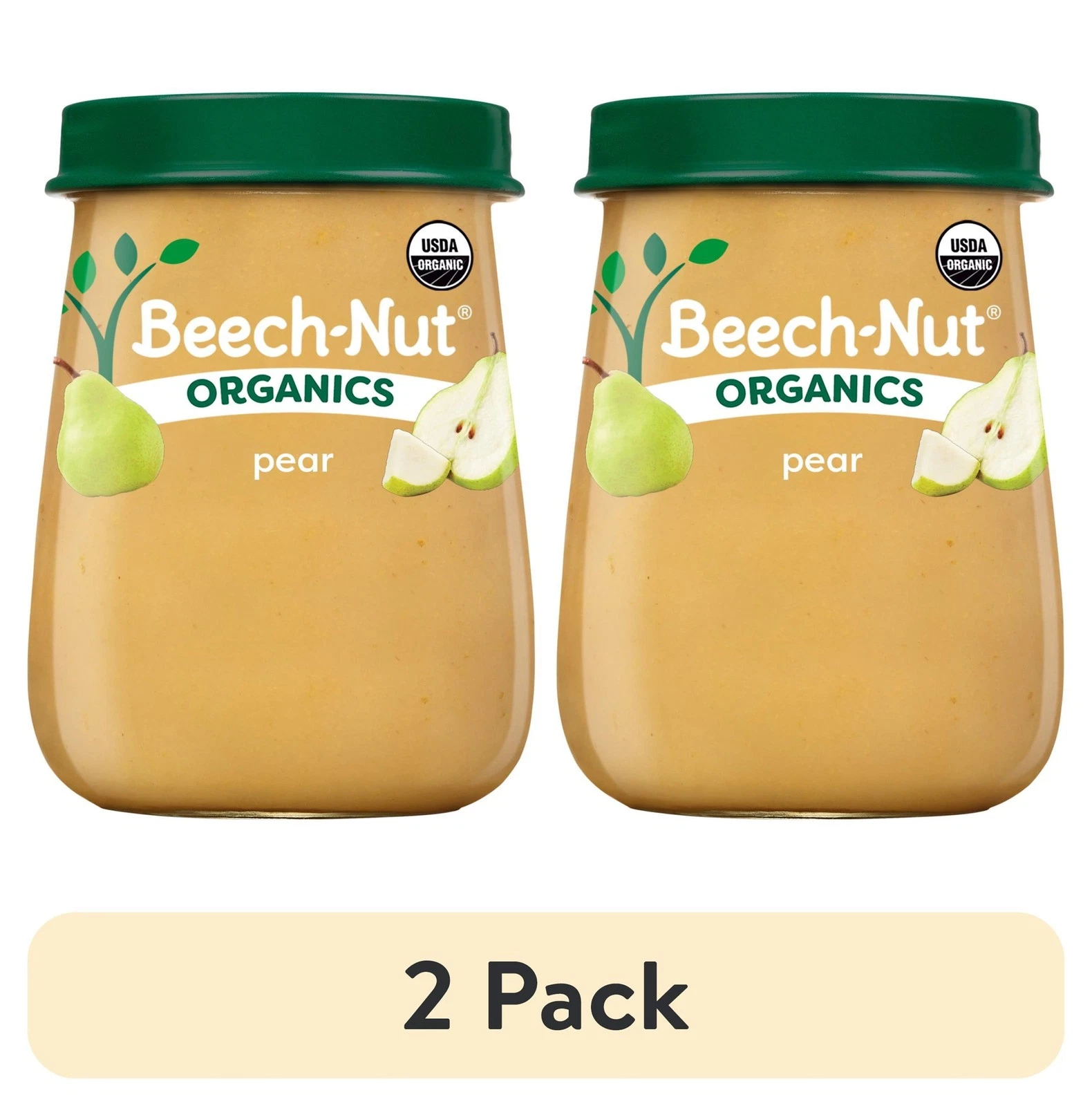 (2 pack) Beech-Nut Organics Stage 1 Organic Baby Food, Pear, 4 oz Jar
Opens in a new window or tab