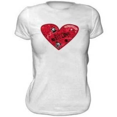 SKELANIMALS - T-Shirt VALENTIN Femme White Basic (L) : TShirt , ML