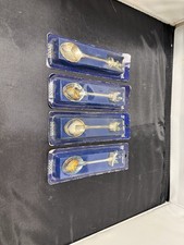 Collectible Columbus Silver Plated Spoon Set Of 4 In Original Boxes
