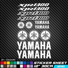 YAMAHA XJR 1300 Vinyl Decal Stickers Sheet Bike Motorbike Motorcycle Mod Moto