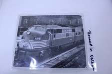  Ca 50er Jahre Schwarz-Weiß Foto Lok #4018 Zoomed In Version Vintage