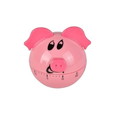 Jayron Mechanical Kitchen Timer Schwein Cartoon Niedlich Form Stundenzähler C...