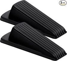 Door Stoppers for Bottom of Door on Floor, Premium Rubber Door Stopper Wedge, Fl