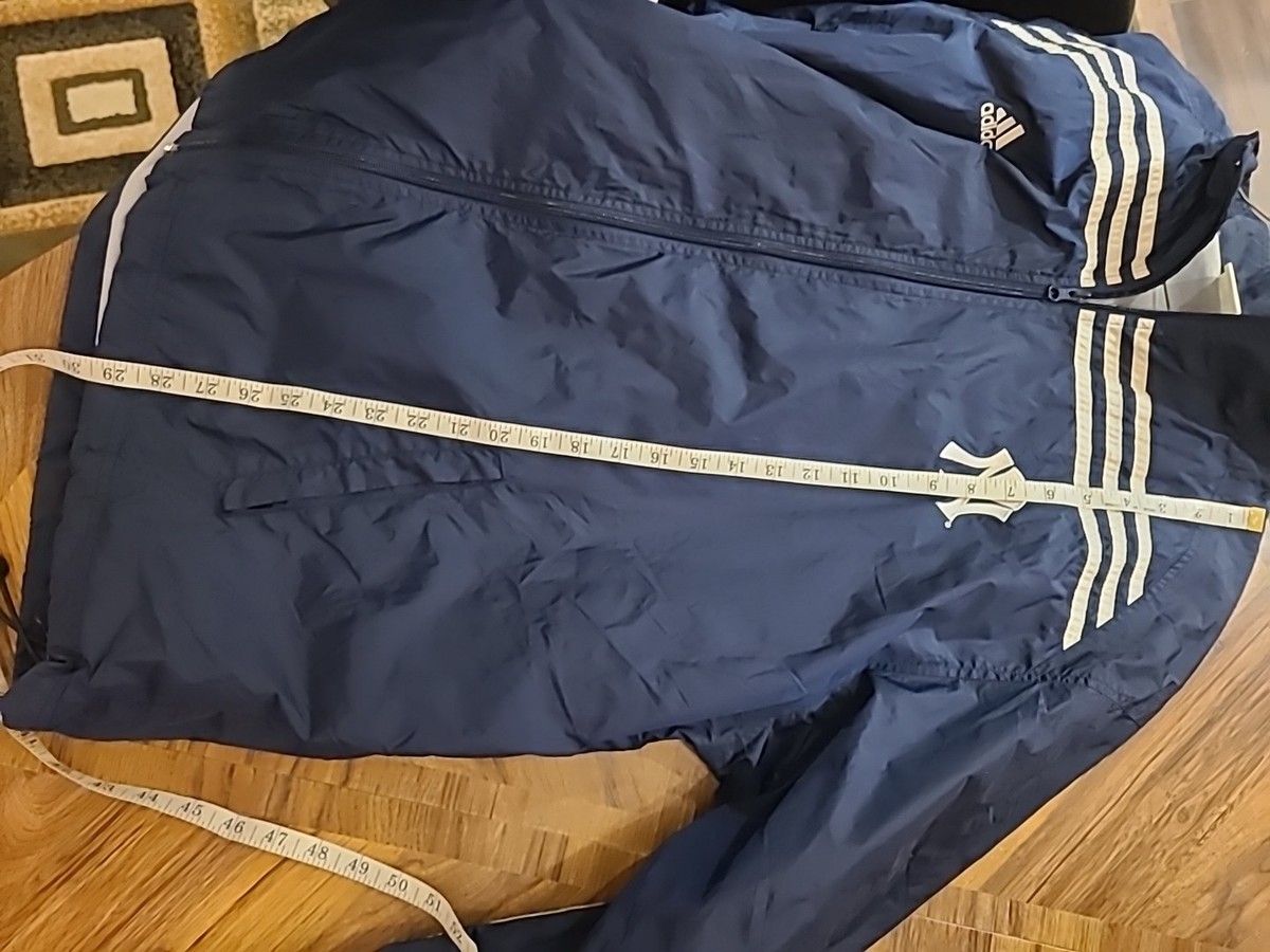 Adidas New York NY Yankees Windbreaker Men's 2XL Full Zip Baseball