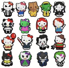 Hello Kitty Halloween Horror Movies Themed Set Shoe Charms