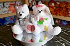 TY Beanie Baby - We DO the Wedding Bears (Joined Set) | MWMT | Vintage | Rare