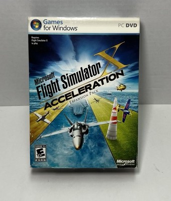 Microsoft Flight Simulator X Acceleration Expansion Pack PC DVD *
