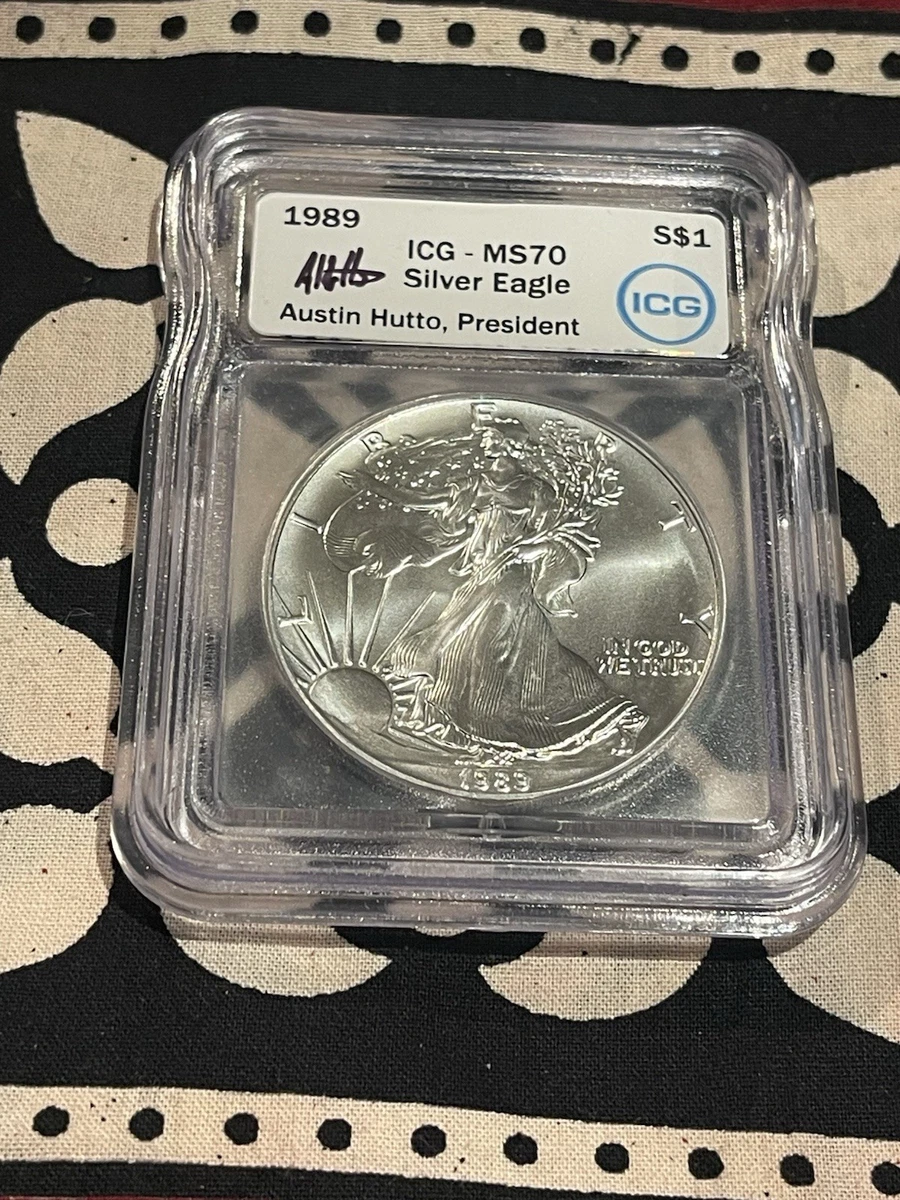 1989 American Eagle MS 70 Graded Silver Bullion Coins for sale | eBay