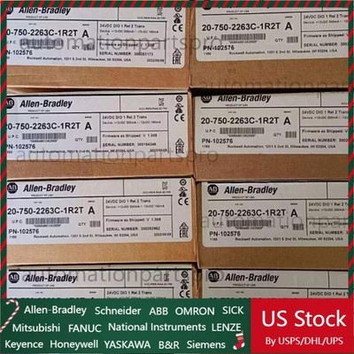 20-750-2263C-1R2T NEW AB PowerFlex 750 24V Tran IO Option module US Free Tax