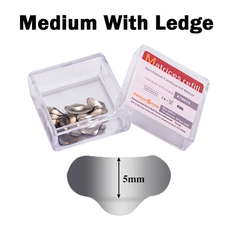 50Pc Dental Sectional Contoured Matrix bands S/M/L Matrices band stainless steel - Picture 14 of 15