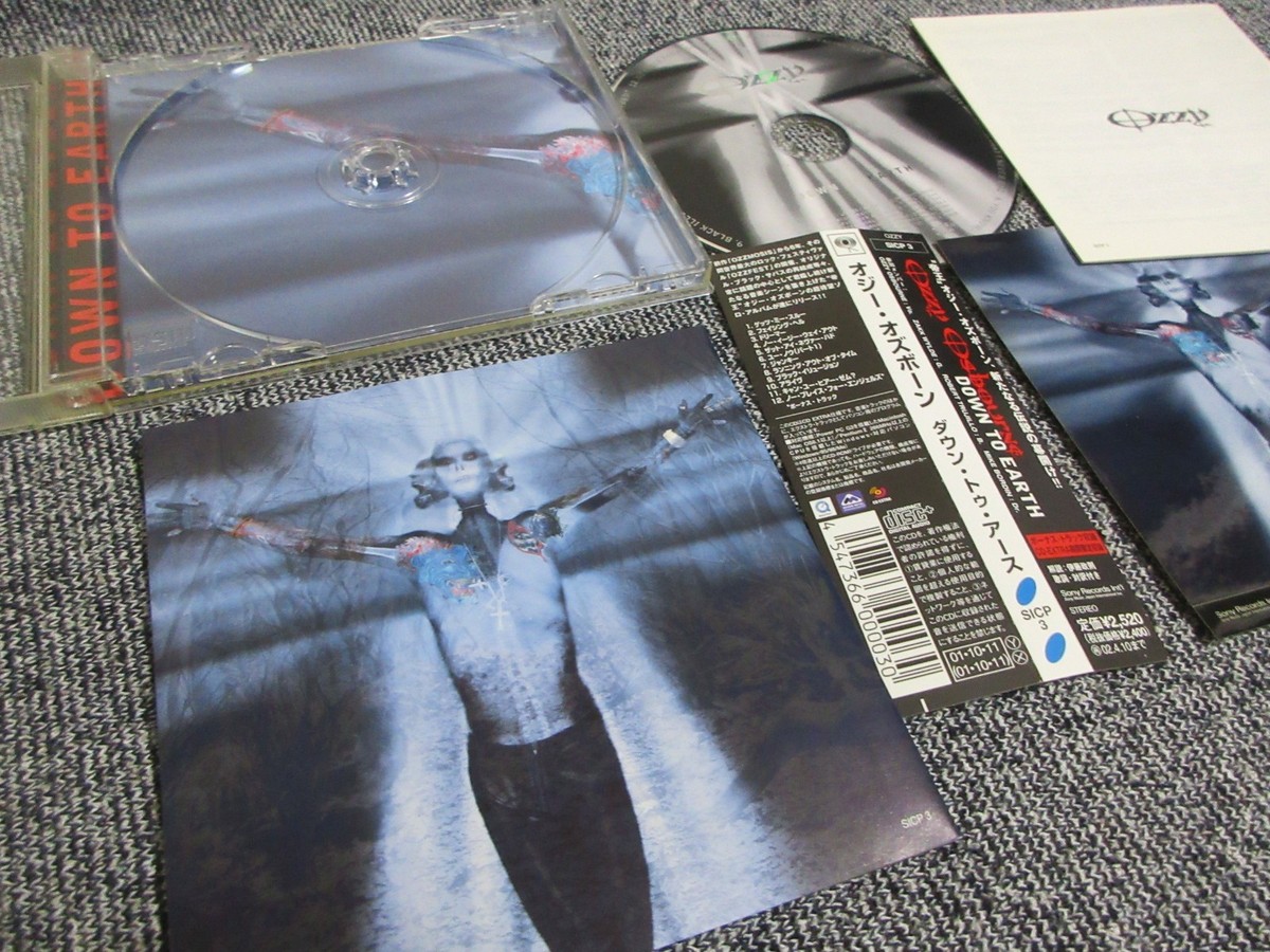Ozzy Osbourne Down to Earth Japan CD With OBI 1 Bonus Track