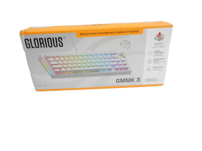 Glorious GMMK 3 65% Wired Mechanical Gaming Keyboard w/ Hot-Swappable Switches