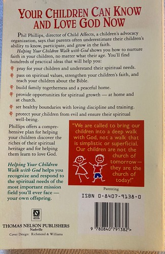 HELPING YOUR CHILDREN WALK WITH GOD by Phil Phillips (FREE SHIPPING) - Picture 2 of 2
