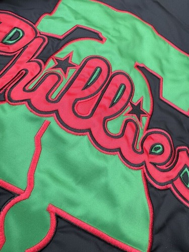 NEW Starter X TY Mopkins Philadelphia Phillies Black History Month Jacket Size L - Picture 7 of 8