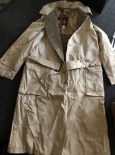 Vintage Europe Craft Coat Belted Jacket Camel Color Size 40R