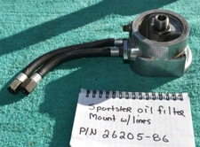 Harley Davidson Sportster 883/1200 Oil Filter Adaptor Housing & Hoses Assembly