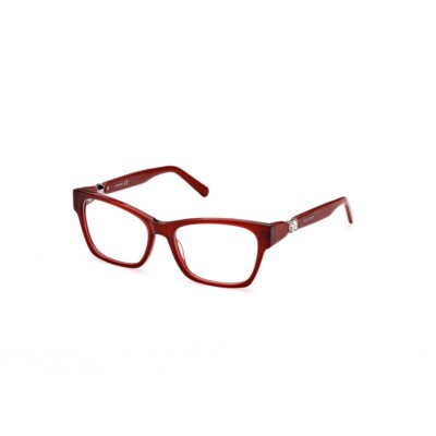 Swarovski SK 5433 066 Red Cat Eye Plastic Optical Eyeglasses Frame 54-16-140 RX