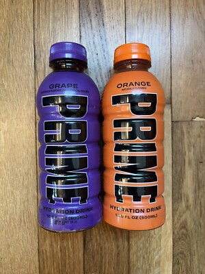 *DISCONTINUED* Grape & Orange PRIME Hydration Bottles