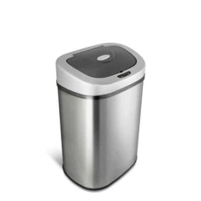 Stainless Steel Trash Can 21 Gallon Touch Free Automatic Sensor Infrared Kitchen