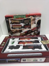 Set Of 2 Vintage New Bright Wintersville Express Wow Toyz Classic Train Set