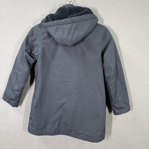 Patagonia Parka Girls Medium Tres 3 in 1 Jacket Gray Coat Down Puffer Hooded M - Picture 2 of 22