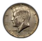 1966 50c Kennedy Half Dollar - Mint Error Thin Planchet 10.8 grams - SKU-Z5458