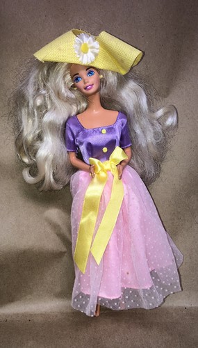 Barbie 15201 1995 Spring Blossom Mattel Avon primera en serie muñeca rubia #21 - Imagen 1 de 11