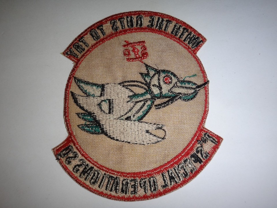Vietnam War Patch USAF 1st SPECIAL OPERATIONS Squadron "WITH THE GUTS ...