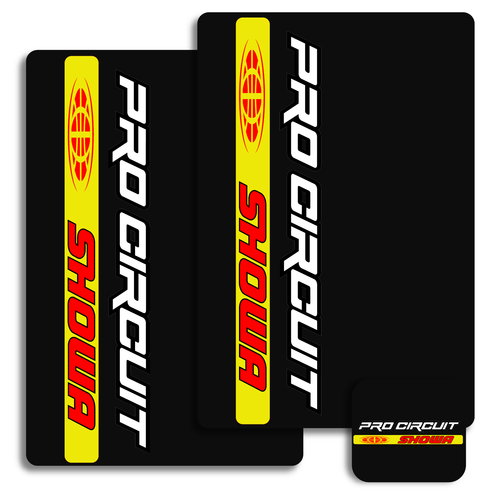 Pro Circuit Showa Fork Decals CRF YZF KX (Multiple Colors/Styles)(9x6) - Picture 17 of 26