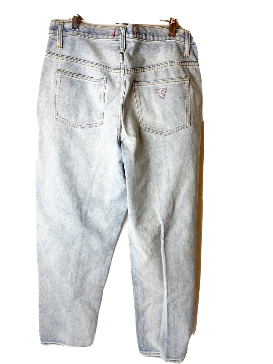 Guess Vintage High Waist Mom Jeans Double Button tapered