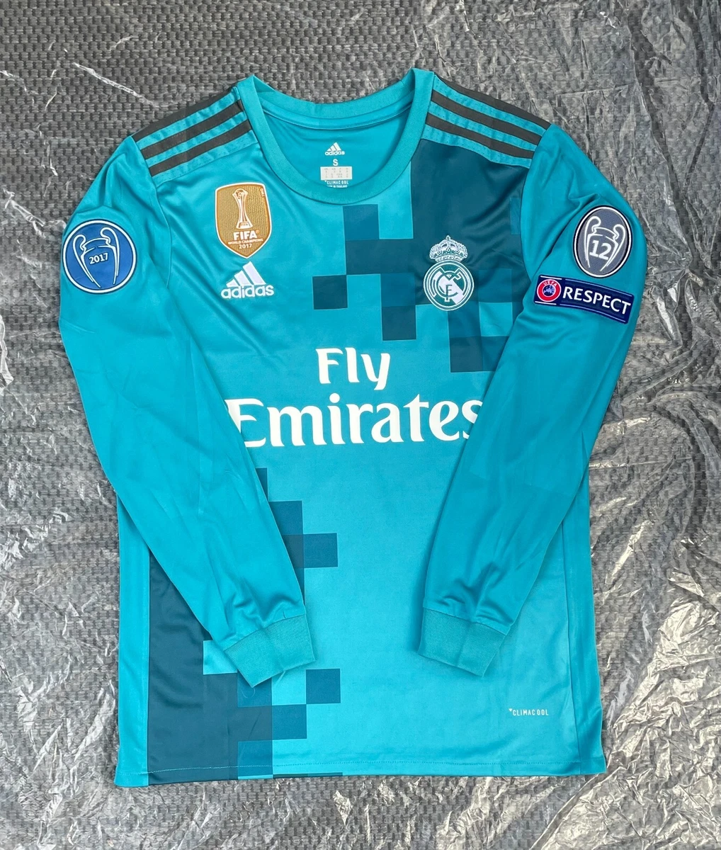 Real madrid blue jersey long cheap sleeve