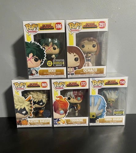 My Hero Academia Funko Pop! Set of 5 (Deku, Ochaco, Bakugo, Todoroki, Shigaraki)