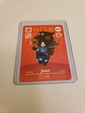 !SUPER SALE! Joan # 007 Animal Crossing Amiibo Card Series 1 MINT!!