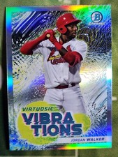2022 Bowman Jordan Walker Virtuosic Vibrations #VV-13 St. Louis Cardinals