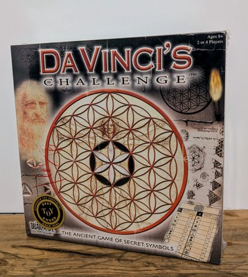 Leonardo Da Vinci's Davinci Challenge Strategy Symbols Board Game 2004 Sealed