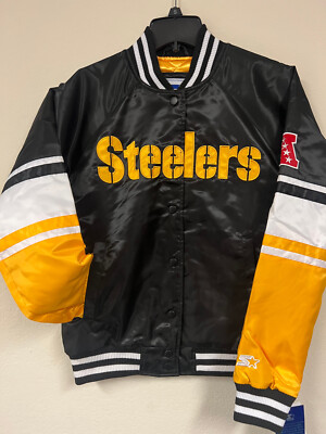 Pittsburgh Steelers Women Starter Satin Jacket - Victory Polyfill
