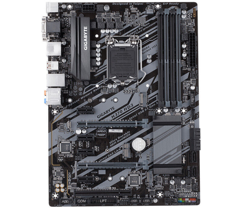 Gigabyte H370 HD3 Motherboard Intel H370 LGA 1151 DDR4 M.2 ATX VGA